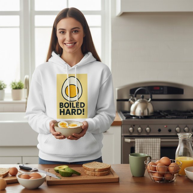 HARTE! Funny Hard Boiled Egg Spaß Hoodie (Von Creator hochgeladen)