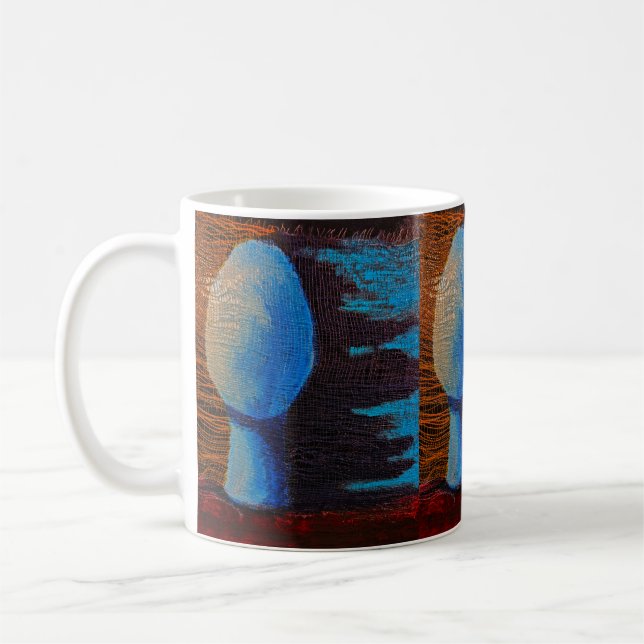 "Harte Landung" Kaffeetasse (Links)