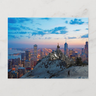 harte Post Card für den Erfolg Postkarte