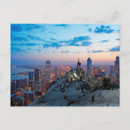 harte Post Card für den Erfolg Postkarte