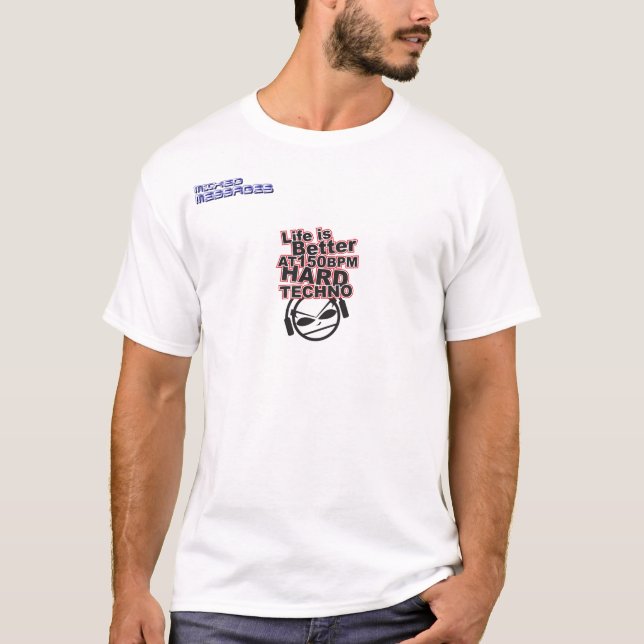 Harte Techno Gewohnheit (begrenztes Eddition) T-Shirt (Vorderseite)