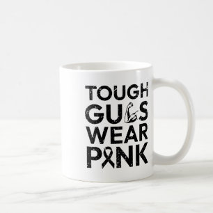 Harte Typ tragen rosa Brustkrebs-Typ Krebskrieg Kaffeetasse