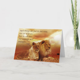 Harte Zeiten, Mut und Kostensatz Karte