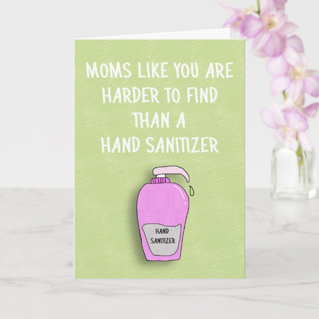 Harter zu finden, als die Hand Sanitäter-Mama, hum Karte (Orchidee)