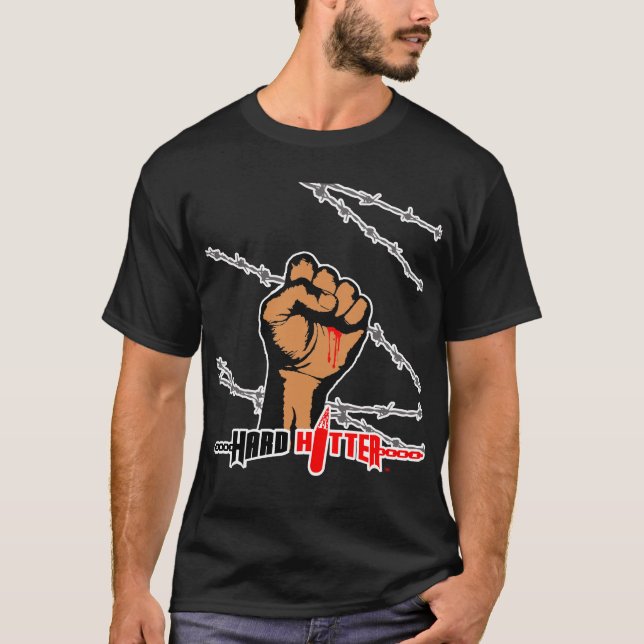 Hartes Hitterbarb-Draht-Dunkelheits-T-Shirt T-Shirt (Vorderseite)