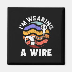 Hartes Hören Spaß ASL Hörbehinderung Ich bin Weari Magnet