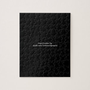 Hartes schwarzes u. weißes Puzzlespiel