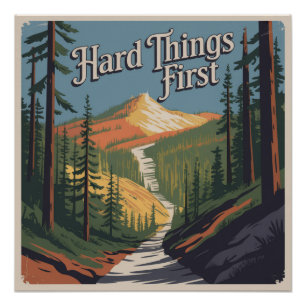 Hartes zuerst poster