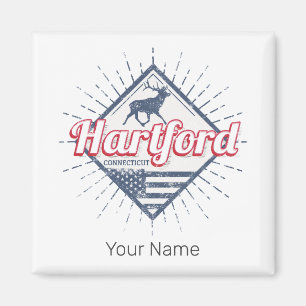 Hartford City Connecticut Vereinigte Staaten Magnet