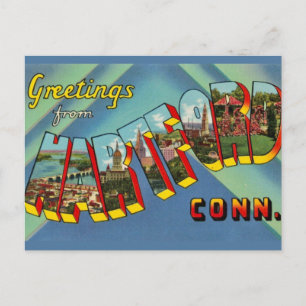 Hartford Connecticut Grußpostkarte Postkarte