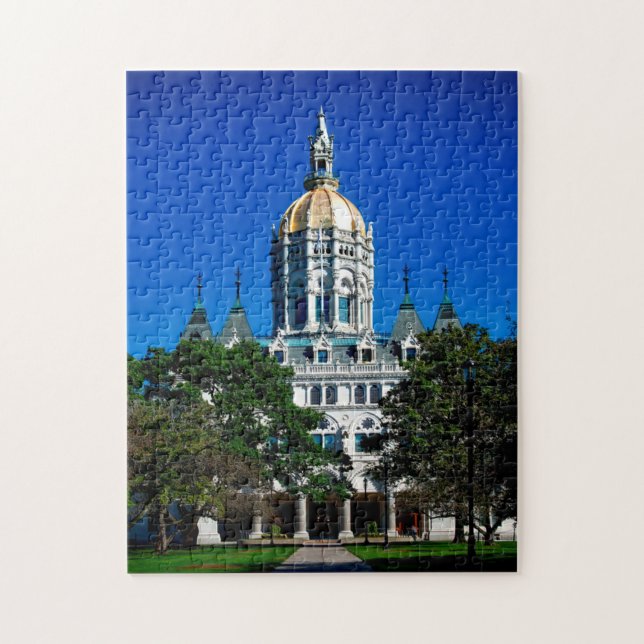 Hartford Connecticut Staat Hauptstadt. (Vertikal)