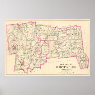 Hartford County Connecticut Poster
