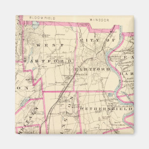 Hartford Landkreis Connecticut Magnet