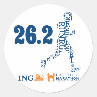 Hartford Marathon: 26,2 Runder Aufkleber