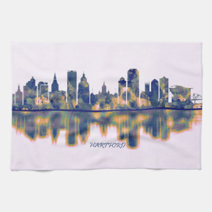Hartford Skyline Geschirrtuch