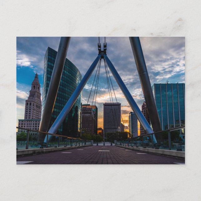 Hartford Sunset Postkarte (Vorderseite)