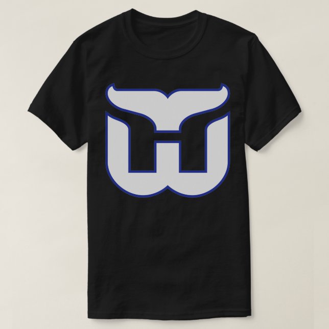 Hartford Whalers Vintages Logo T-Shirt (Design vorne)