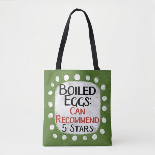 Hartgekochte Eier Test 5 Sterne Tote Bag Tasche