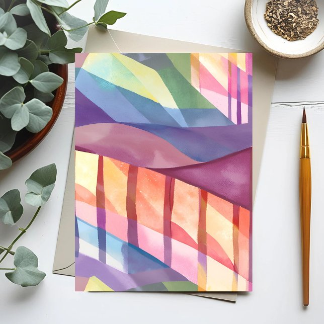 Hartglas | Abstrakte und zeitgenössische Kunst Postkarte (Von Creator hochgeladen)