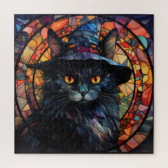Hartglas Black Cat (Vertikal)