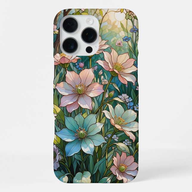 Hartglas-Design iPhone 16 Pro Max Hülle (Rückseite)