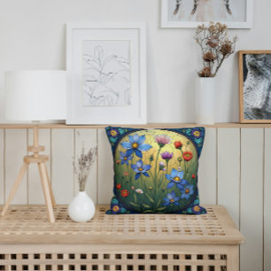 Hartglas Florals Kissen