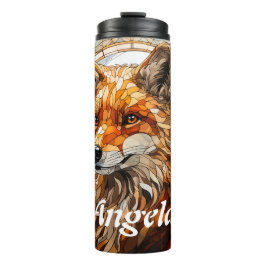 Hartglas Fox Thermosbecher