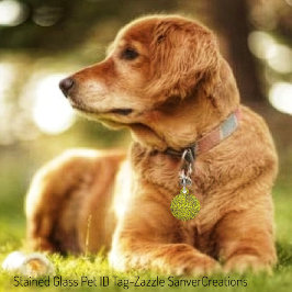 Hartglas Haustiermarke