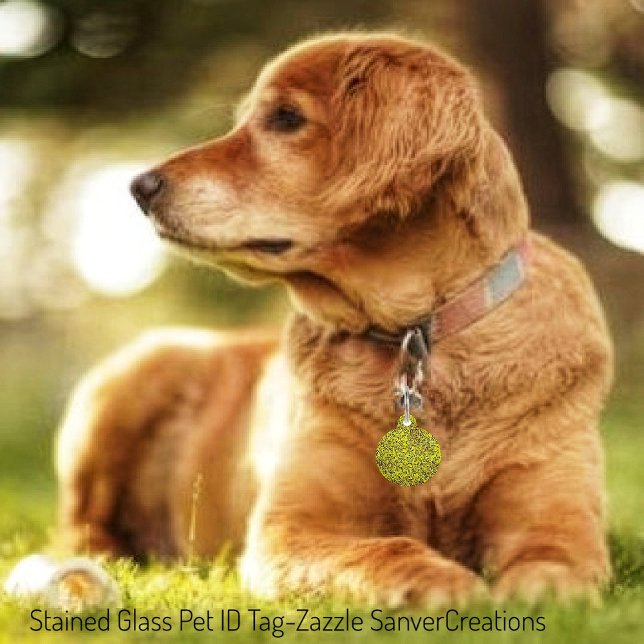 Hartglas Haustiermarke (Von Creator hochgeladen)