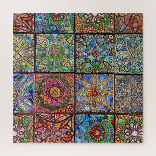 Hartglas Mandala Patchwork