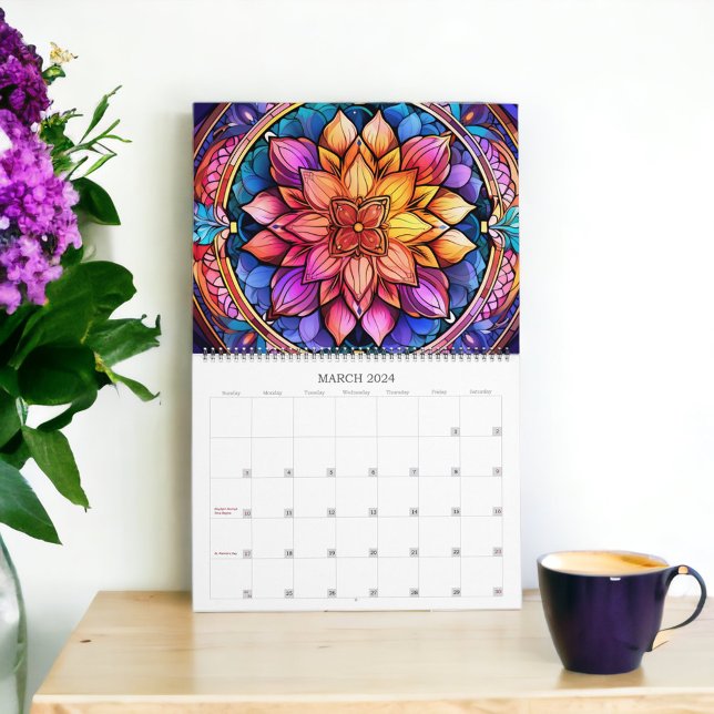 Hartglas Mandela Kalender (Von Creator hochgeladen)