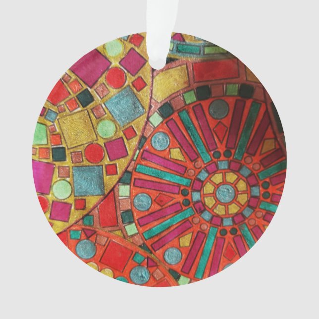 Hartglas Ornament (Vorderseite)