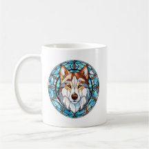 Hartglas Siberian Husky Dog