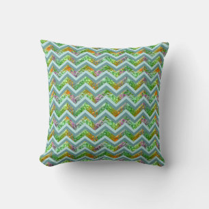 Hartglas ZigZag Kissen