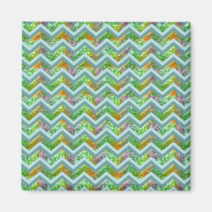 Hartglas ZigZag Magnet