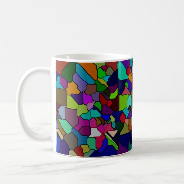 Hartglasfliesen 11oz Tasse (Links)