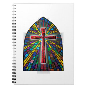 Hartglaskreuz Notizblock