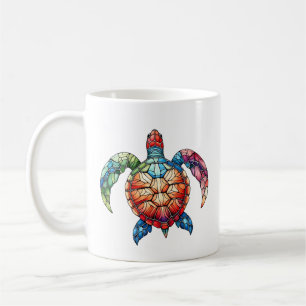 Hartglasschildkröte Kaffeetasse