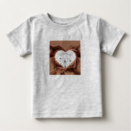 Harthanden op baby romper baby t-shirt