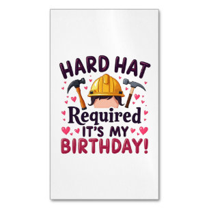 Harthut erforderlich Es ist mein Geburtstag c Magnetische Visitenkarte