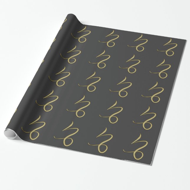 Hartkorn - Gold Geschenkpapier (Ungerollt)