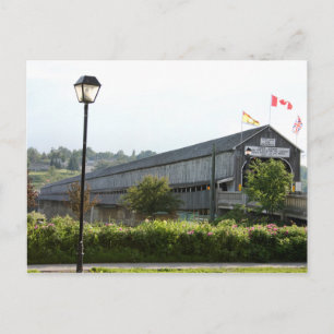 Hartland Bridge längste gedeckte Bridge Postkarte