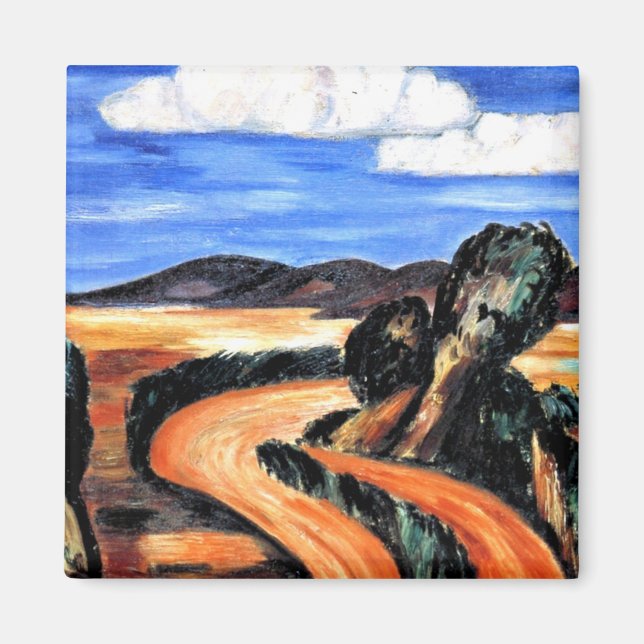Hartley - Landschaft, New Mexico Magnet (Vorne)