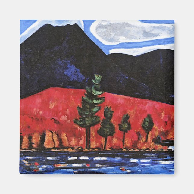 Hartley - Mount Katahdin, Maine, Vereinigte Staate Magnet (Vorne)