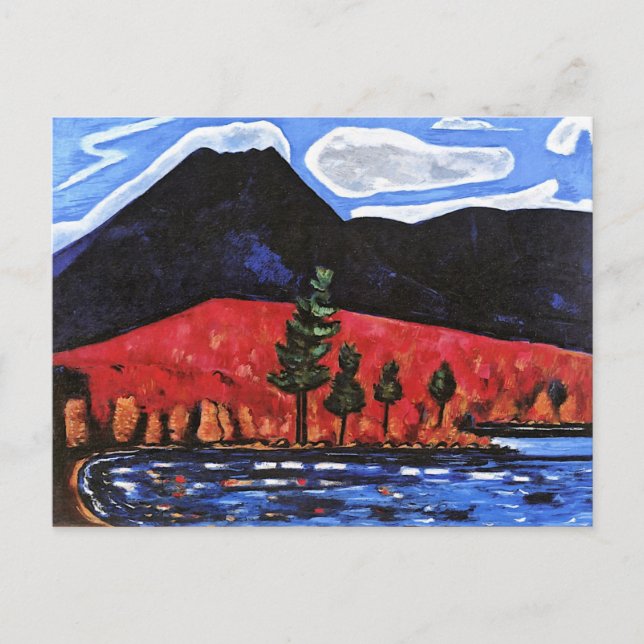 Hartley - Mount Katahdin Postkarte (Vorderseite)