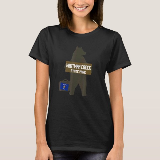 Hartman Creek Staat Park Wisconsin Hitchwanderung  T-Shirt (Vorderseite)