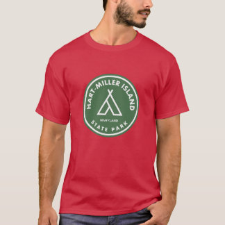 HartMiller Island Staat Park Maryland Tent T-Shirt