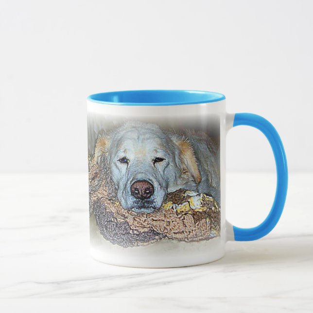 Hartnäckige müde "Lilly" Wecker-Tasse Tasse (Rechts)