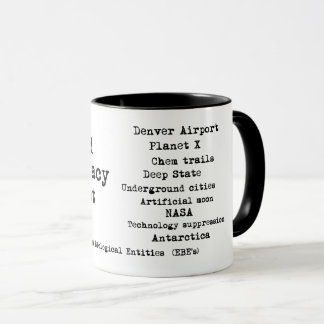 Hartnäckiger Verschwörungs-Theoretiker Tasse