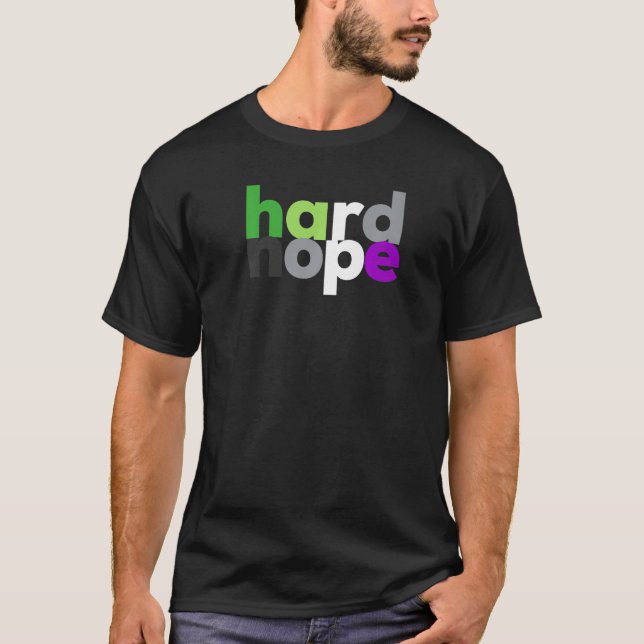 Hartnope Aroace Pride LGBTQ LGBT Aro Ace Aromanti T-Shirt (Vorderseite)